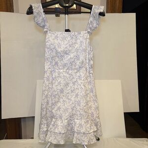 Altar'd State Women's White/Purple Floral Dress Size S New with Tags